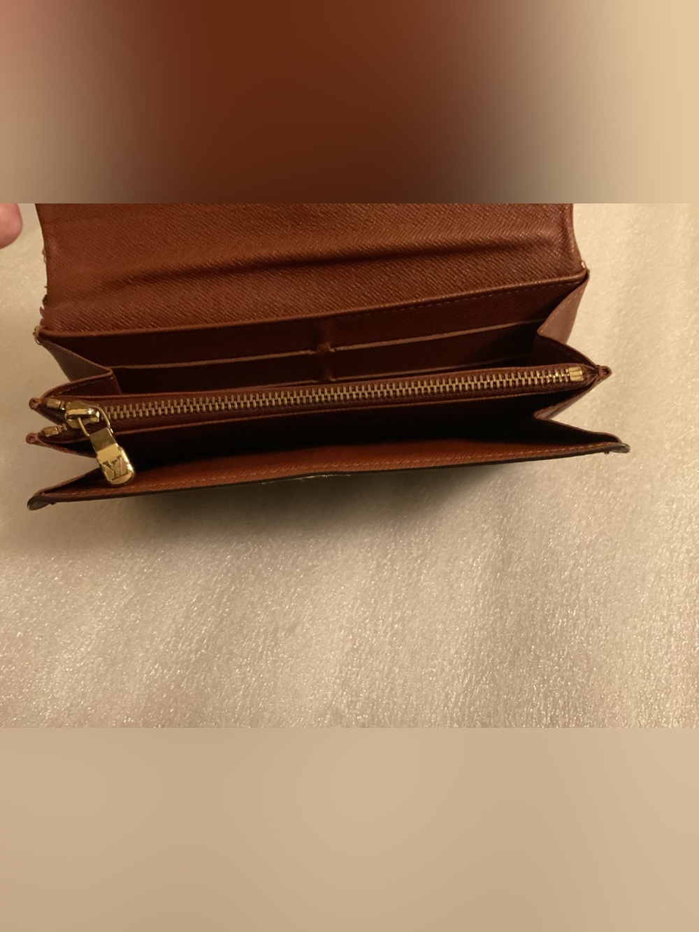 Louis Vuitton Vintage 2004 Monogram Sarah Wallet Long Bifold Made in France - Picture 8 of 16